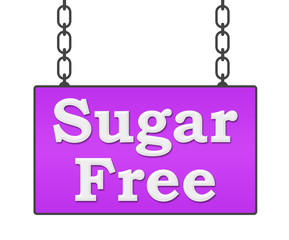 Sugar Free Signboard  