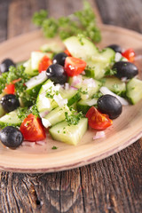 fresh mixed salad