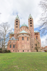 Fototapeta na wymiar Speyer Cathedral Exterior