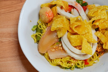 Yong Tau foo noodles
