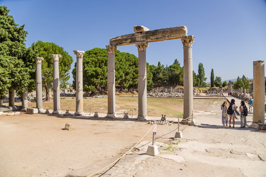 Ephesus, Turkey. Tetragonos Agora, Roman period