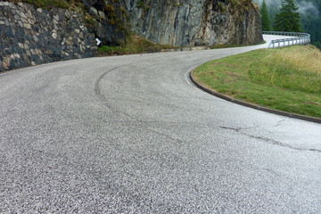 Straße im Martelltal