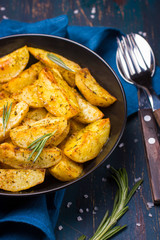 Oven Baked potatoes with herbs