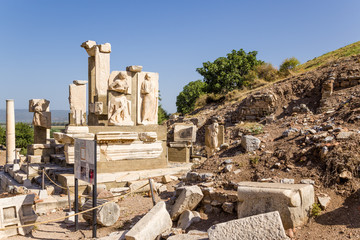 Fototapeta premium Ancient Ephesus. Mausoleum Memmius, III century BC