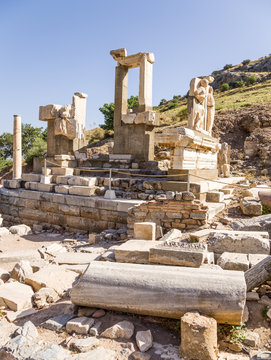 Archaeological site of Ephesus. Mausoleum of Memmius, III c. BC
