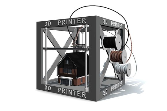 Een maquette van een huis printen