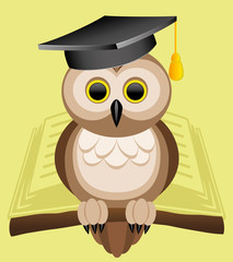 Vector illustration. Owl.