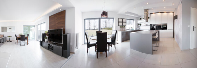 Luxury interior in contemporary design