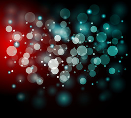 Decorative Christmas Lights Background