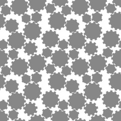 Abstract gear wheels. seamless pattern