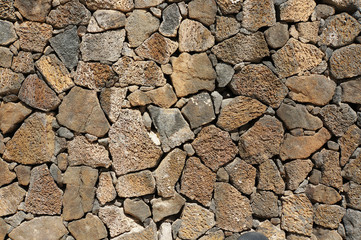 Lava Stone Wall