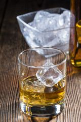 Whiskey in a glass