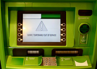 ATM Machine out of service