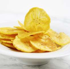 Fried banana chips