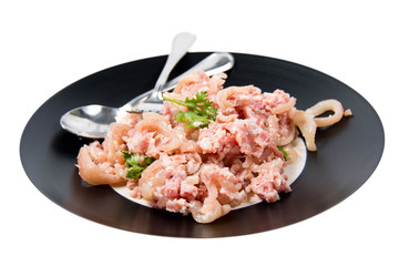 Cooked sour sausage pork