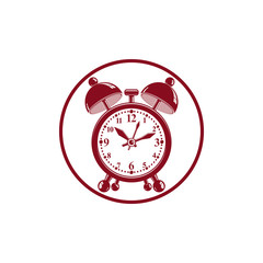 Alarm-clock 3d symbol, best for use in graphic design. Call the