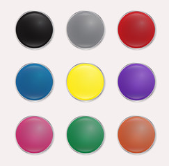 buttons design for the website