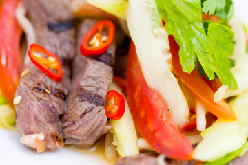 Beef salad