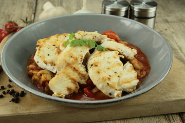 escalopes de volaille à la provençale
