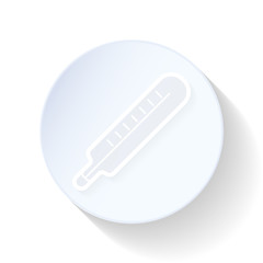 Spark-plug color flat icon