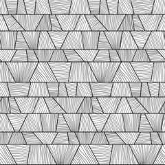 Abstract mosaic wavy Pattern. Seamless vector..