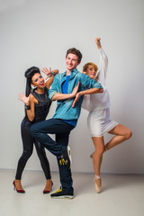 Fototapeta premium Happy young people
