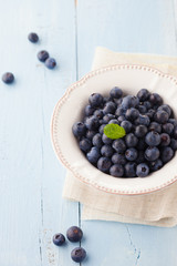 Fresh blueberries