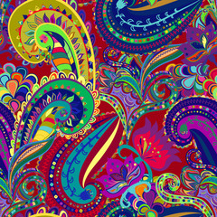 Seamless ornament ethnic background.