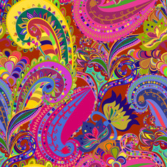 Seamless ornament ethnic background.