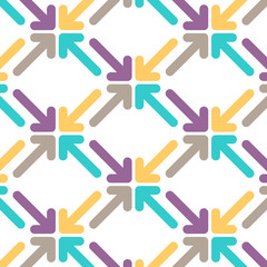 Colorful arrows pattern