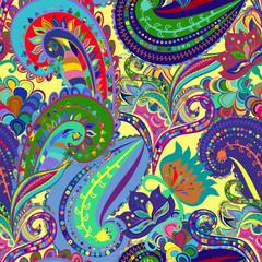 Seamless ornament ethnic background.