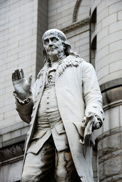 Benjamin Franklin statue in Washington DC