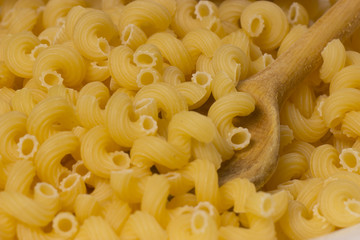 Twisted pipe pasta