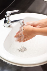 Washing hands