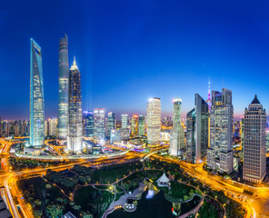 skyline,skyscrapers in modern city night