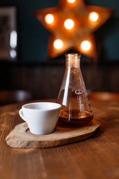 Coffee Mug on Wooden Table