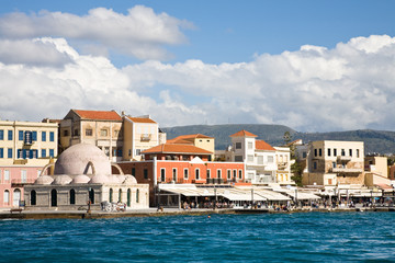 Obraz premium Chania harbor, Crete