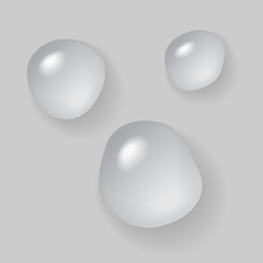 vector water drops