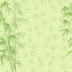 Abstract seamless background with bamboo