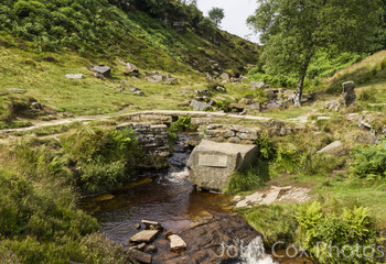 Bronte Bridge, Haworth Moor, West Yorkshire, England.