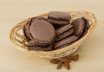 Chocolate macaroons