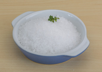 Sea salt crystal