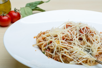 Pasta bolognese