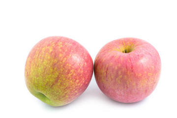 Apple on withe background