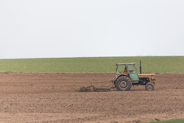 Obraz premium Field works