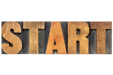 start word typography