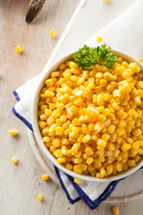 Organic Yellow Steamed Corn