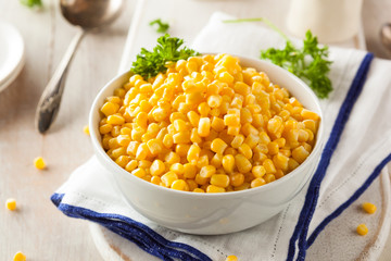 Organic Yellow Steamed Corn