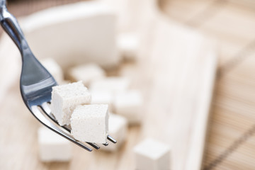 Portion of Tofu