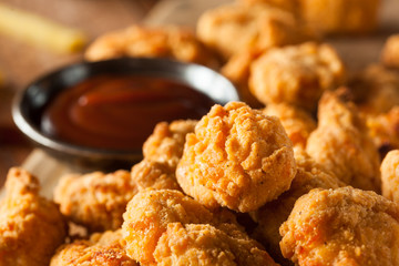 Homemade Crispy Popcorn Chicken